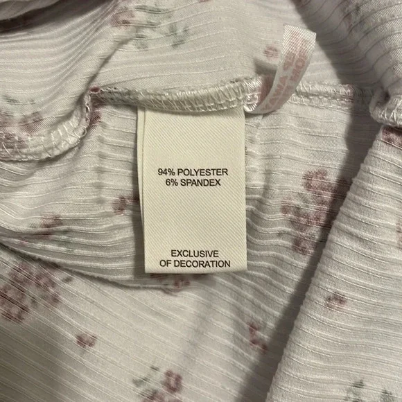 Laura Ashley purple white floral nightgown size large - Picture 8 of 10